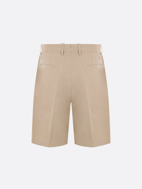 Gabardine Tailored Shorts-Ferragamo-JOHN JULIA