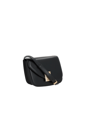 Fiamma Small Smooth Leather Shoulder Bag-FERRAGAMO-JOHN JULIA