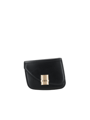 Fiamma Small Smooth Leather Shoulder Bag-FERRAGAMO-JOHN JULIA