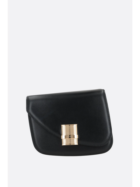 Fiamma Smooth Leather Shoulder Bag-Ferragamo-JOHN JULIA