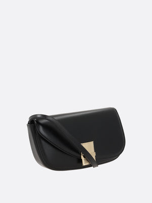 Fiamma Smooth Leather Crossbody Bag-FERRAGAMO-JOHN JULIA