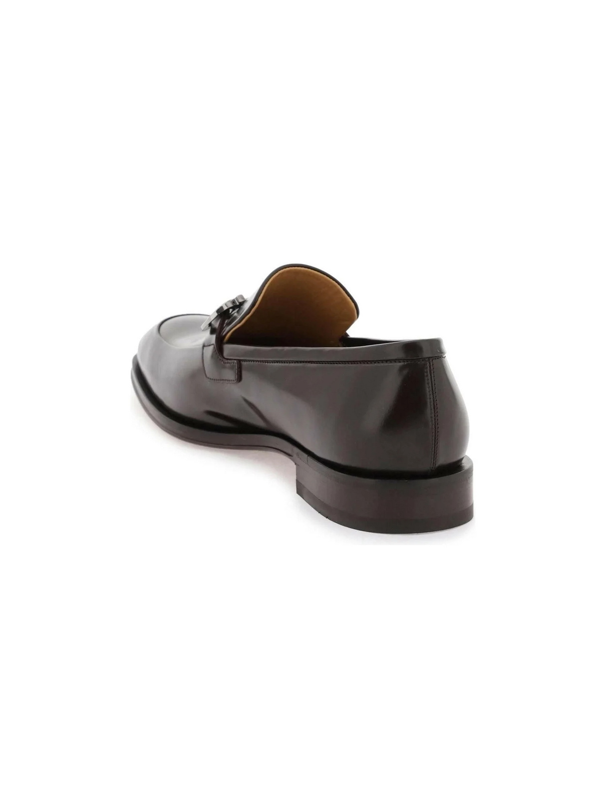 Hickory Gancini Leather Mocassins FERRAGAMO JOHN JULIA.