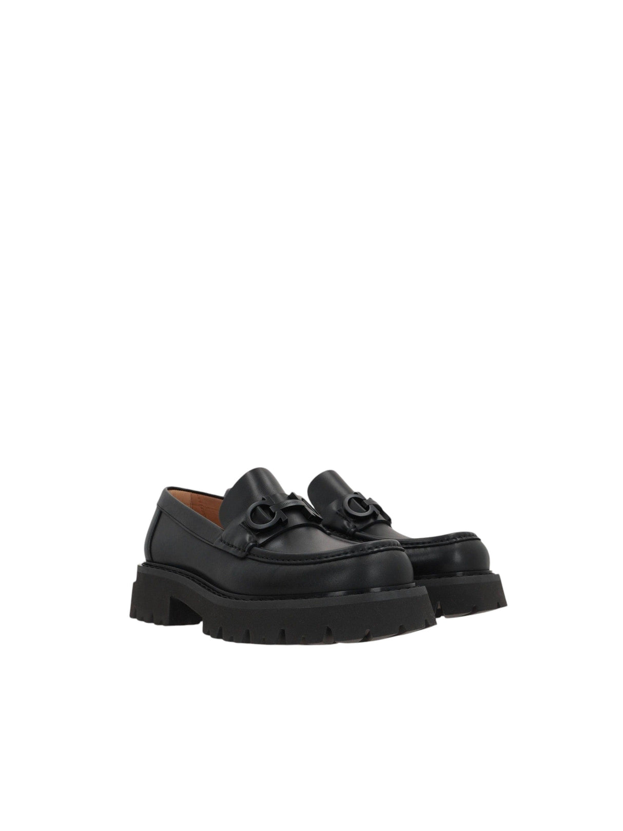 Florian Smooth Leather Loafers-FERRAGAMO-JOHN JULIA