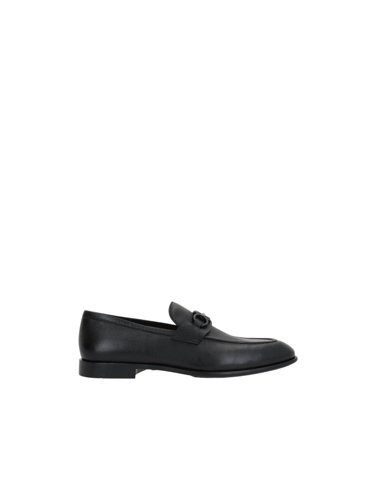 Foster Grainy Leather Loafers-FERRAGAMO-JOHN JULIA