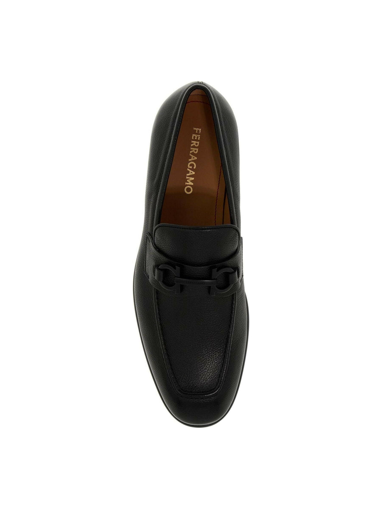 Foster Leather Gancini Loafers.