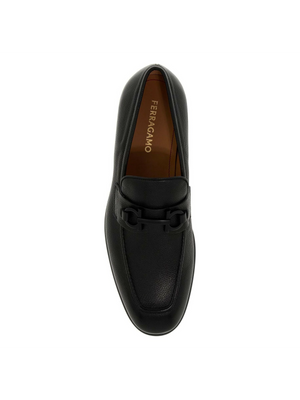 Foster Leather Gancini Loafers.