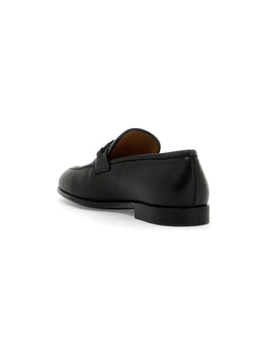 Foster Leather Gancini Loafers.