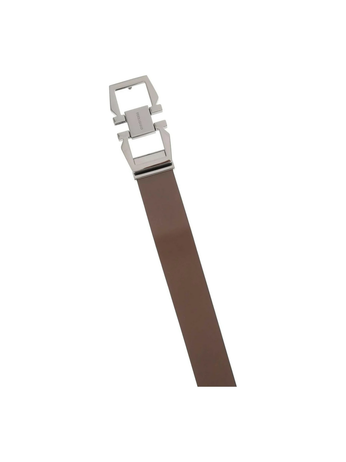 Gancini Buckle Leather Belt.