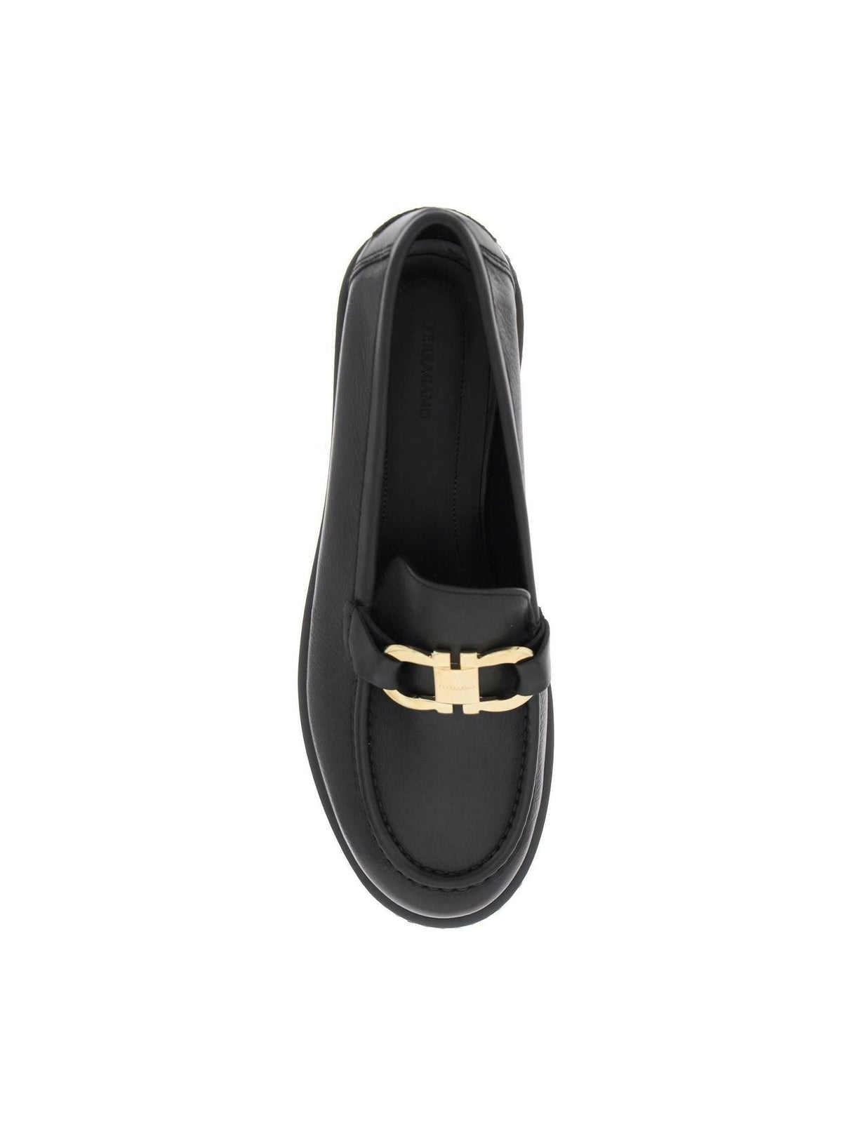 Gancini Buckle Loafers FERRAGAMO JOHN JULIA.