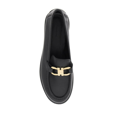 Gancini Buckle Loafers FERRAGAMO JOHN JULIA.