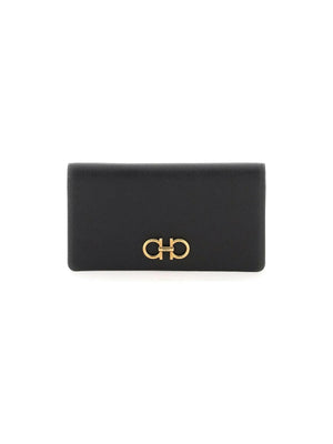 Gancini Continental Leather Wallet.