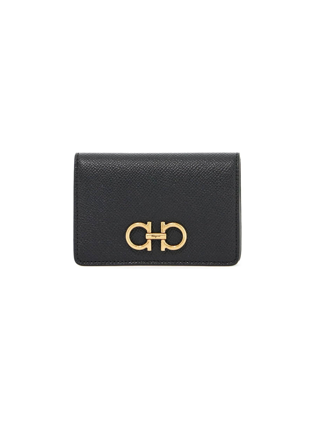 Gancini Grained Leather Coin Purse