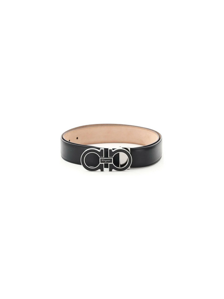 Gancini Leather Belt FERRAGAMO JOHN JULIA.