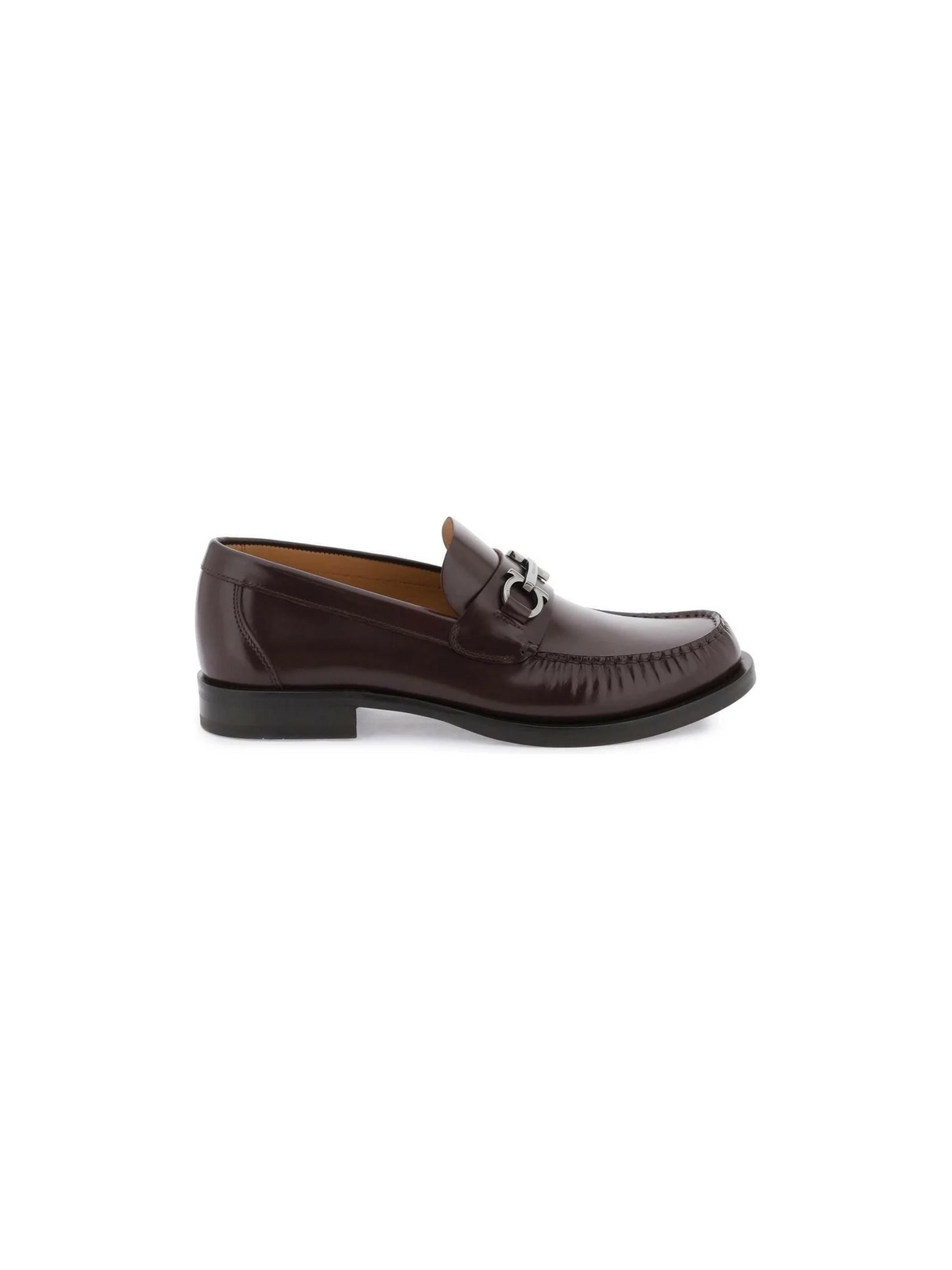 Gancini Leather Loafers FERRAGAMO JOHN JULIA.