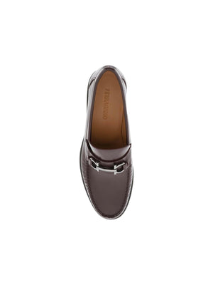 Gancini Leather Loafers FERRAGAMO JOHN JULIA.