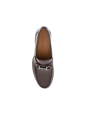 Gancini Leather Loafers FERRAGAMO JOHN JULIA.