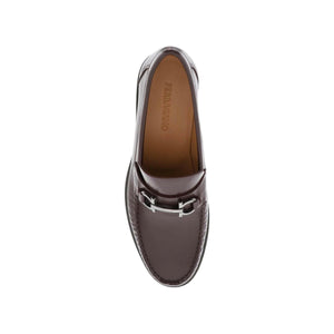 Gancini Leather Loafers FERRAGAMO JOHN JULIA.