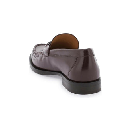 Gancini Leather Loafers FERRAGAMO JOHN JULIA.