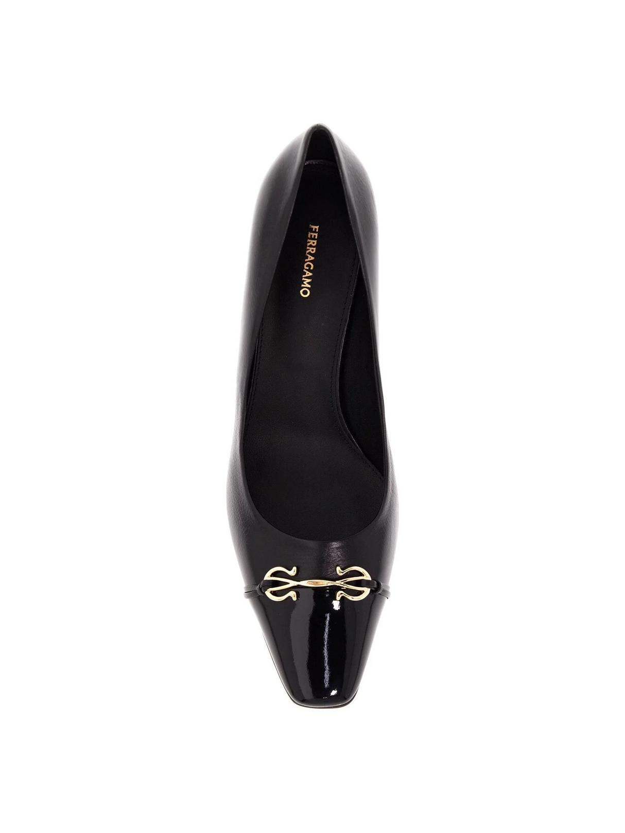 FERRAGAMO-Gancini Ornament Pumps -JOHN JULIA.