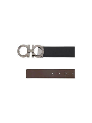 FERRAGAMO-Gancini Reversible Belt-JOHN JULIA