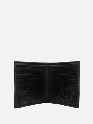 Gancini Textured Leather Billfold Wallet-FERRAGAMO-JOHN JULIA