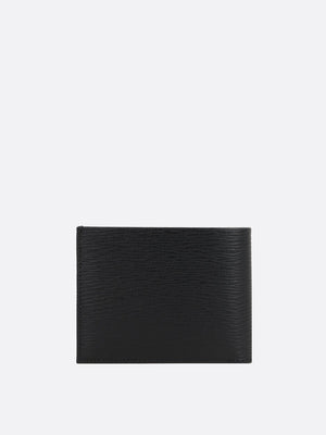 Gancini Textured Leather Billfold Wallet-FERRAGAMO-JOHN JULIA