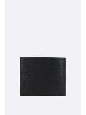 Gancini Textured Leather Wallet-Ferragamo-JOHN JULIA