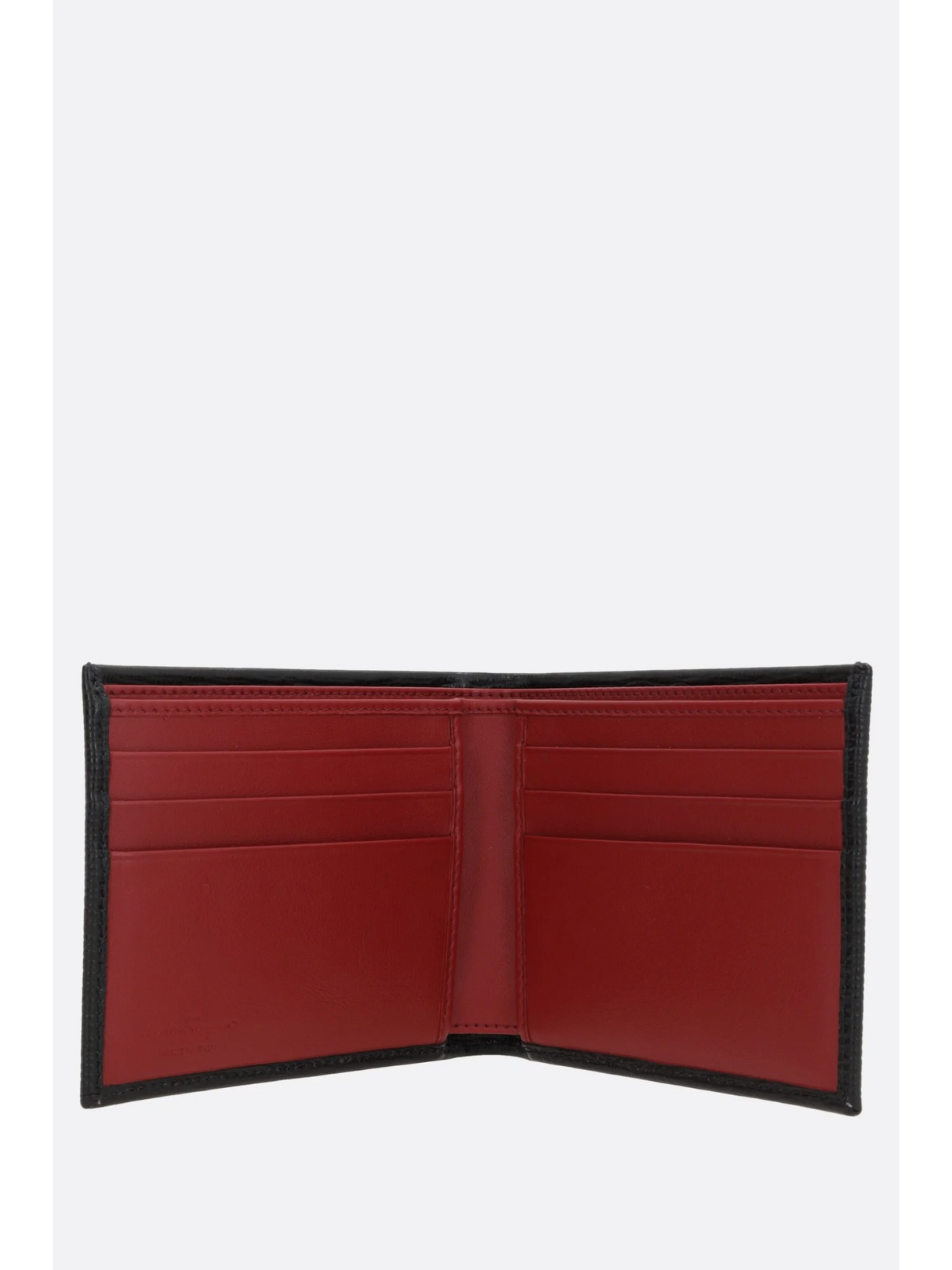 Gancini Textured Leather Wallet-Ferragamo-JOHN JULIA