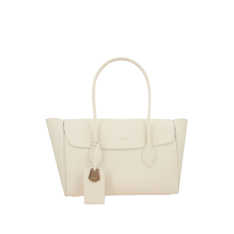 Grainy Leather Classic Large Tote Bag-FERRAGAMO-JOHN JULIA