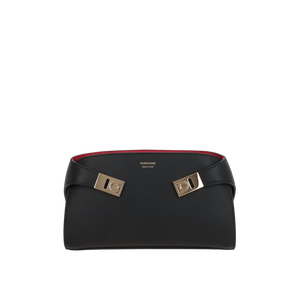 Grainy Leather Hug Crossbody Bag-FERRAGAMO-JOHN JULIA