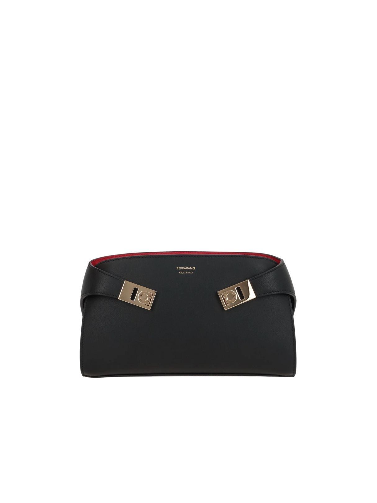 Grainy Leather Hug Crossbody Bag-FERRAGAMO-JOHN JULIA