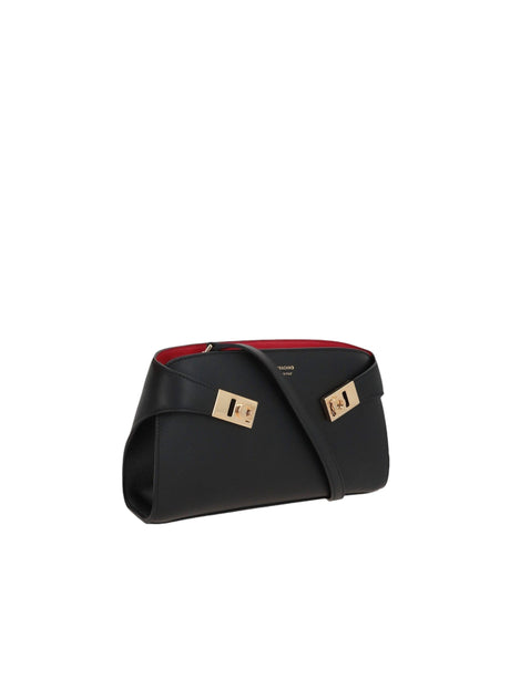 Grainy Leather Hug Crossbody Bag-FERRAGAMO-JOHN JULIA