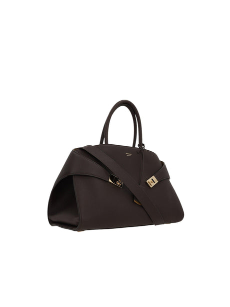 Grainy Leather Hug Medium Handbag-FERRAGAMO-JOHN JULIA