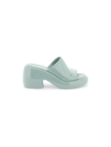 Green Glossy Mules FERRAGAMO JOHN JULIA.