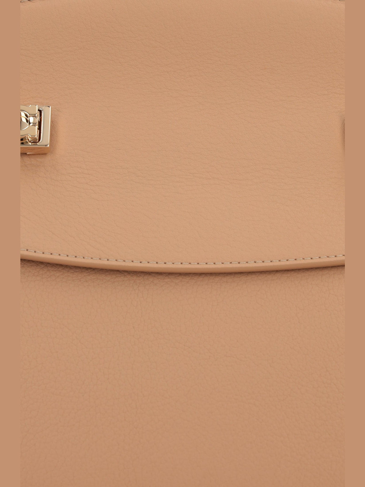 Hug Grainy Leather Shoulder Bag-FERRAGAMO-JOHN JULIA