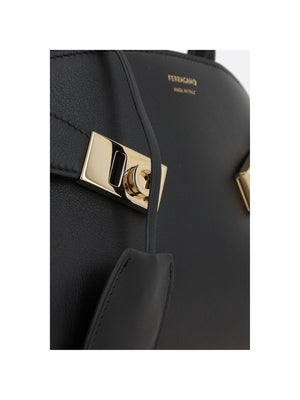 Hug Mini Handbag In Smooth Leather-FERRAGAMO-JOHN JULIA