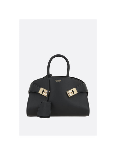 Hug Mini Handbag In Smooth Leather-FERRAGAMO-JOHN JULIA