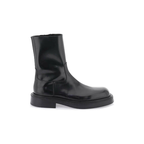 Leather Zippered Boots FERRAGAMO JOHN JULIA.