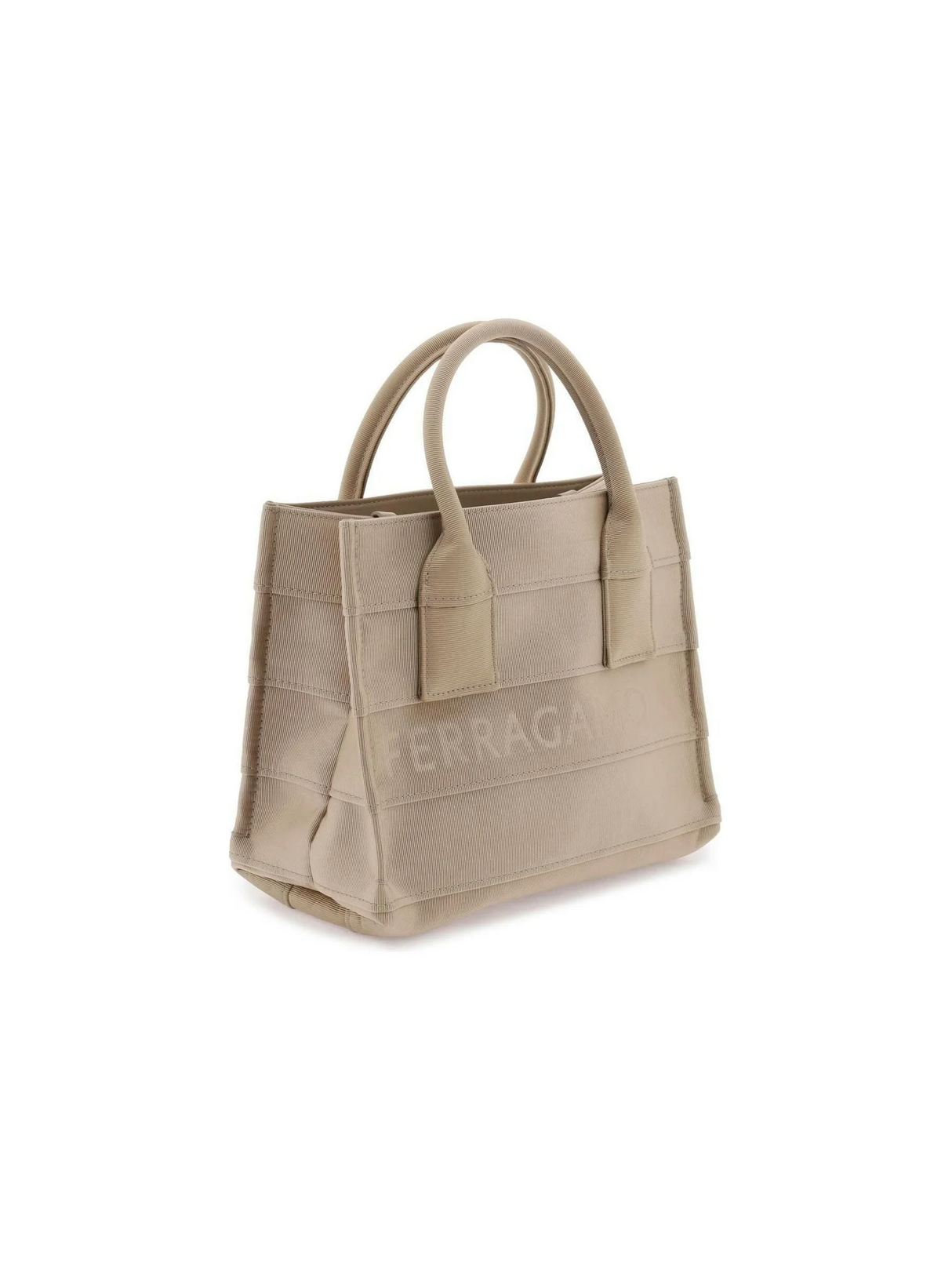 Lettering Logo Small Tote Bag FERRAGAMO JOHN JULIA.