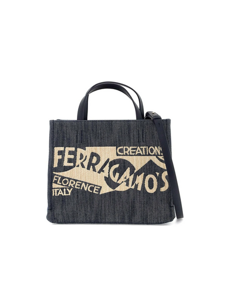 Logo Printed Small Tote Bag.