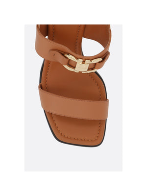 Lou Smooth Leather Sandals-FERRAGAMO-JOHN JULIA