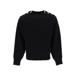 Metal Button Sweater FERRAGAMO JOHN JULIA.