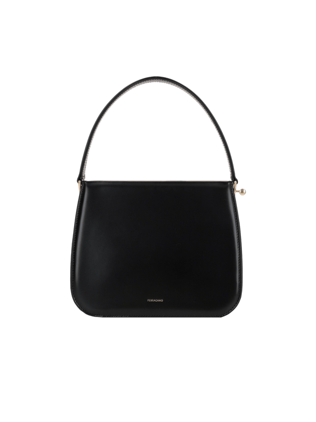 New Frame Smooth Leather Handbag-FERRAGAMO-JOHN JULIA