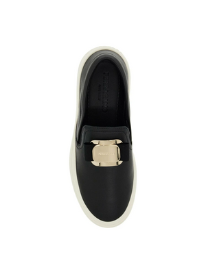 New Vara Plate 'Cristal' Slip On Nappa Leather Sneakers.