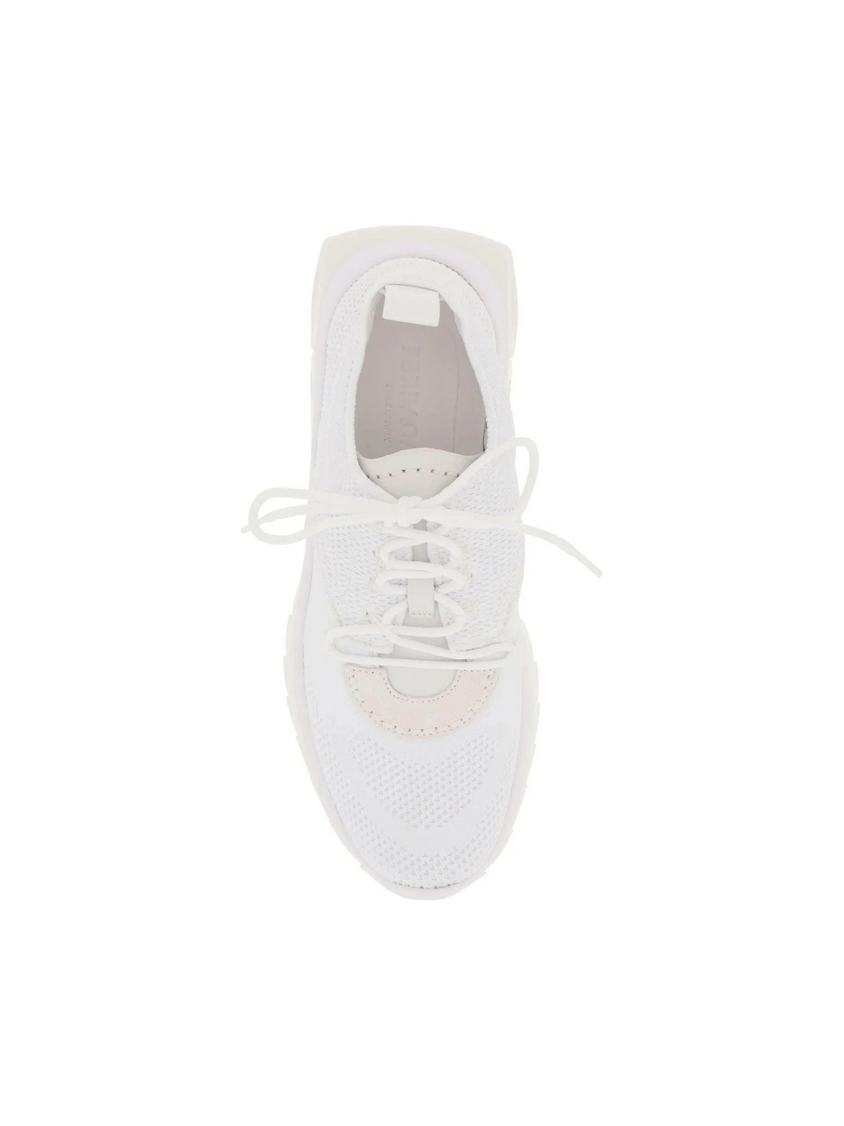 White Nima Technical Knit Sneakers FERRAGAMO JOHN JULIA.