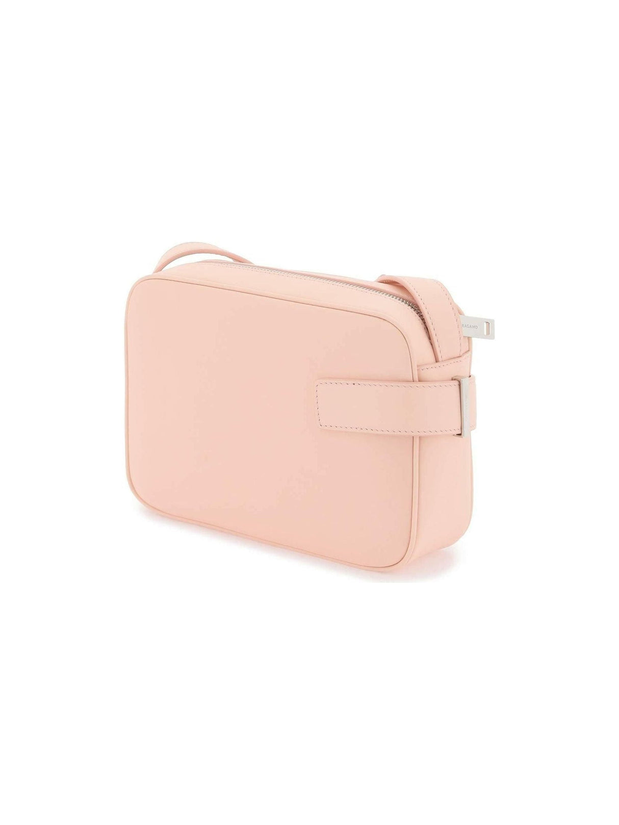 Nylund Pink Archive Gancini Leather Camera Crossbody Bag FERRAGAMO JOHN JULIA.