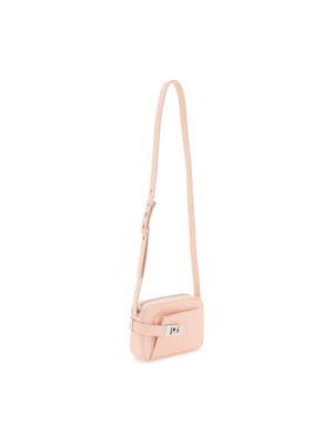 Nylund Pink Archive Gancini Leather Camera Crossbody Bag FERRAGAMO JOHN JULIA.