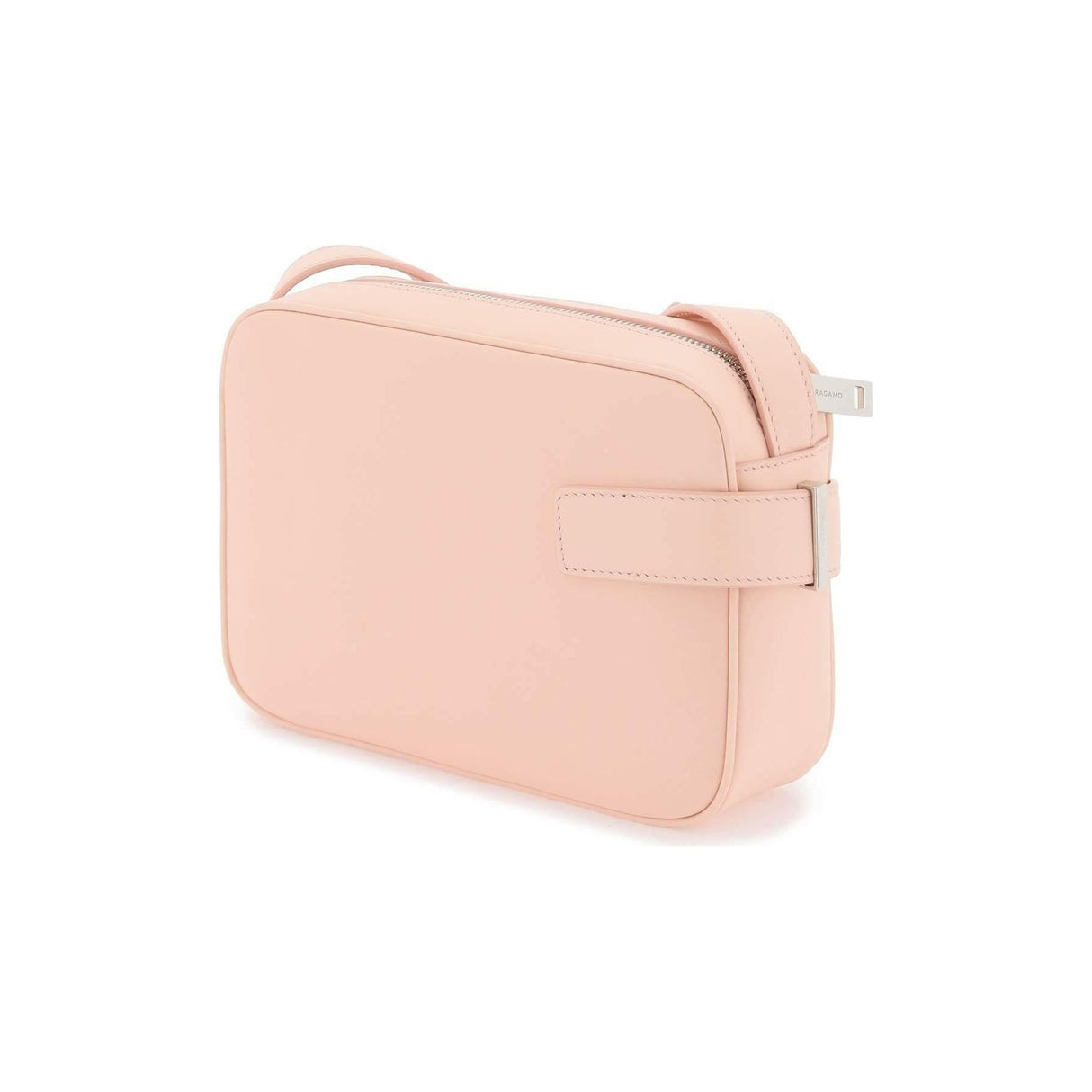 Nylund Pink Archive Gancini Leather Camera Crossbody Bag FERRAGAMO JOHN JULIA.