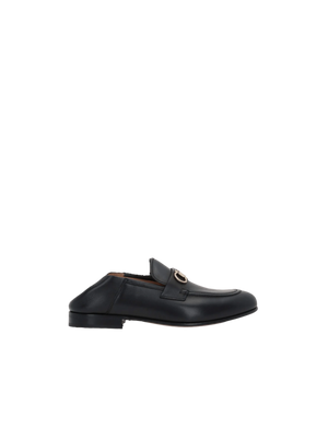 Ottone Smooth Leather Loafers-FERRAGAMO-JOHN JULIA