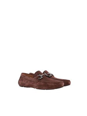 Parigi Suede Loafers-FERRAGAMO-JOHN JULIA